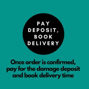 once order is confirmed, pay for the damage deposit and schedule delivery time with Dragon Totes - plastic moving box rental