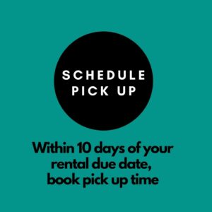 Schedule pick up online with Dragon Totes