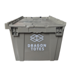 Plastic box/tote, a product of Dragon Totes, plastic moving box rental