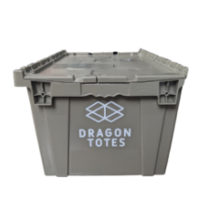 Plastic box/tote, a product of Dragon Totes, plastic moving box rental